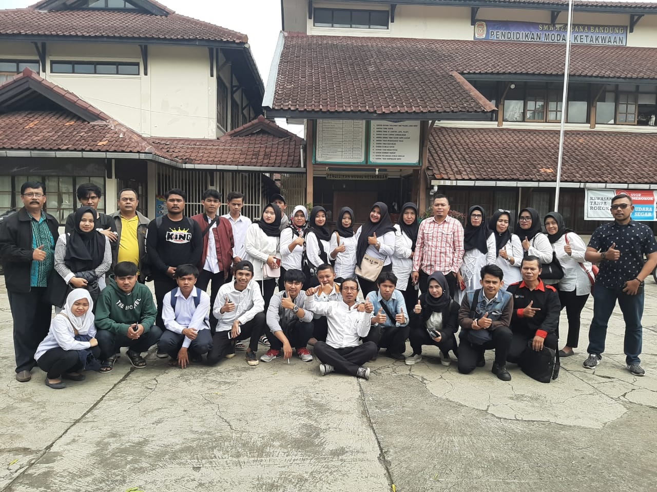 Kegiatan sedang dan pasca Ujian Simulasi UNBK PKBM BSA